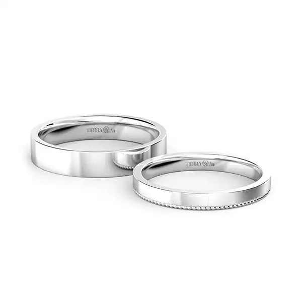 Traditional Wedding Band Set NCC1012 1